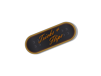 LogoCore Challenge - Tricks & Flips Logo branding design graphic design illustration illustrator logo typography vector