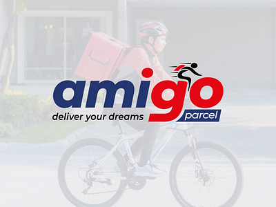 logo design for amigo parcel