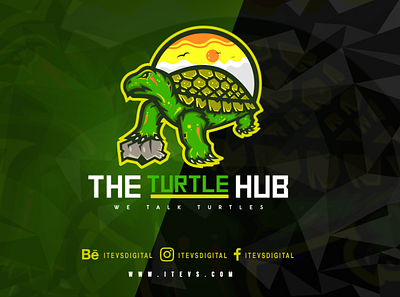 mascot Logo design for The turtle hub brand design branding design logo logo design logo design branding logo designer logo mark logotype mascot mascot logo vector