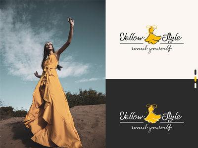 Yellow Style fashion Logo Design