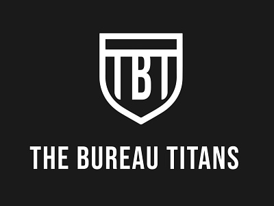 TBT branding design flat illustration illustrator logo minimal shield tbt vector