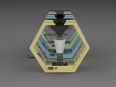 Hive - Moccamaster Concept 3d modeling cad coffee coffee machine concept design keyshot moccamaster render