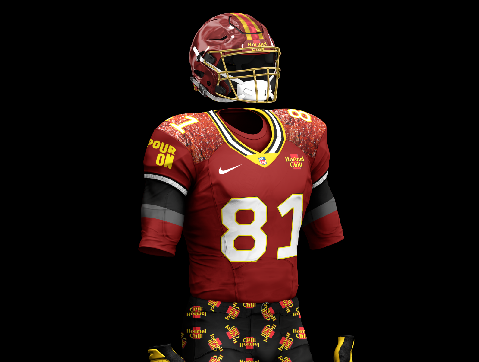 Hormel Chili Football Jersey Concept by Nick Sanchez on Dribbble