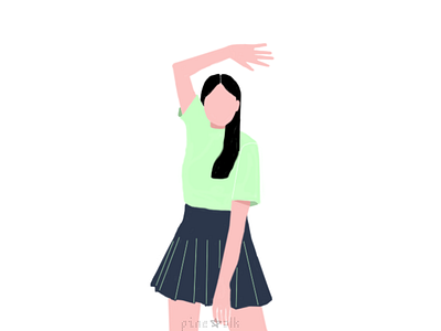 modern dance! art character design dance dancing design digital draw fashion girl illustration modern paint tool sai pose