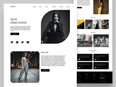 GRACE - Fashion Landing Page