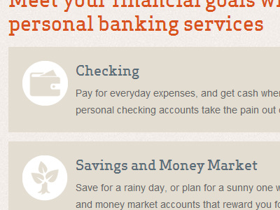 Gateway Bank Responsive Site icons neutral colors responsive web design website