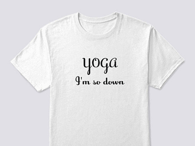 Yoga Typography - Men's Short T-Shirt birthday colorful company logo covid19 graphic design label design logo design quarantine teeshirt teespring tshirt design