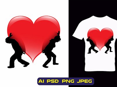Couple T-Shirt Collection SVG valentines day