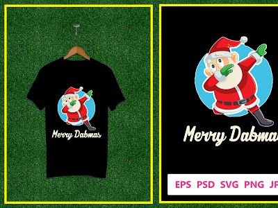 Merry Dabmas Christmas T-Shirt Design