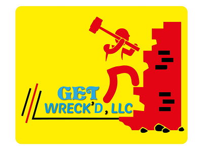 Get Wreck'd, LLC creative logo design design design perfect logo graphic design illustration logo logo and branding logo design minimalist logo design typography