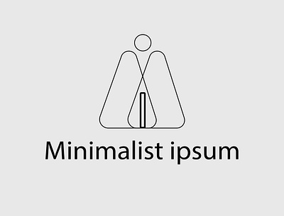 A Minimalist Ipsum logo design creative logo design customdesignbd design design perfect logo graphic design illustration logo logo and branding logo design minimalist logo design typography