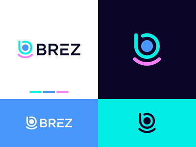 B letter logo colorful logo creative logo minimalist logo software logo unique logo web design