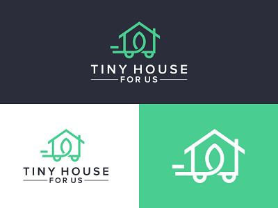 Tiny House logo branding graphic design logo minimal minimalist logo modern startup tiny home tiny house