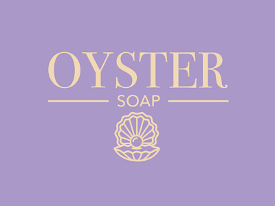 Oyster Soap Logo branding design illustration logo minimal