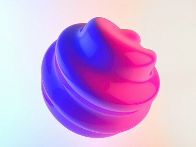 abstract sphere 3d cinema 4d illustration