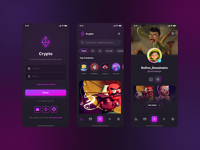 Crypto App - UI Design