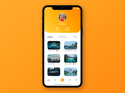 USER PROFILE app branding design illustration minimal travel ui user profile website