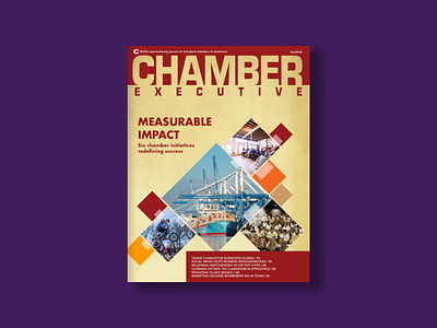 Chamber Executive Magazine: Fall Issue design magazine typography