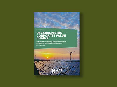 Decarbonizing Corporate Value Chains Market Review design report