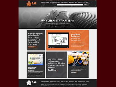 B&C Chemistry Concepts web design