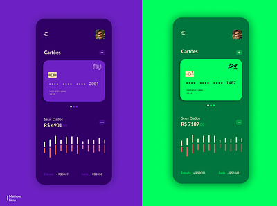 Nubank X Next bank bank app bank card mobile next nubank ui uiux ux uxdesign