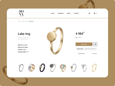 Product page design minimal typography ui ux web website