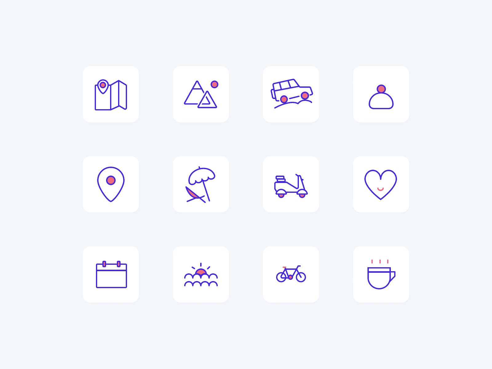 Icons set design flat icon illustration logo ui vector web website