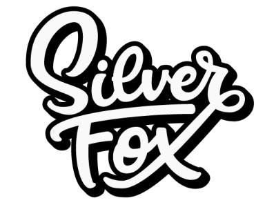 Silver Fox flat logo illustration illustrator cc lettering typography vector
