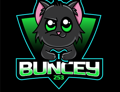 Buncey Gaming Logo branding design esports flat logo gaming graphic design illustration illustrator logo vector