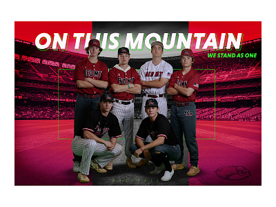 High School Baseball Promotional Poster design graphic design graphics photography photoshop poster promotional