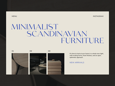 Furniture Shop Webdesign