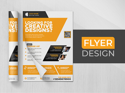 Creative Flyer Design advertising branding business flyer company branding company profile concept corporate flyer design digital flyer evant flyer flat flyer design logo mascotlogo minimal poster design print design ui ui design ux