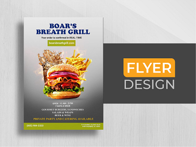 Restaurant Flyer or Poster Design branding business flyer corporate flyer flyer design illustration logo minimal ux