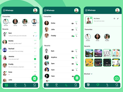 UI Design(WhatsApp)