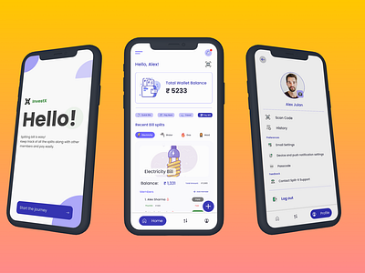 Split Bill App: allowing friends to pool the funds and spend