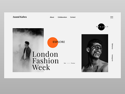 Fashion LookBook Landing Page 🖐️