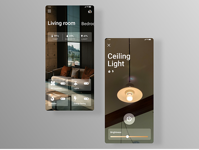 Smart Home App 📱 adobe adobe xd app app design design figma minimal minimalist smart smarthome ui uidesign uiux ux uxdesign