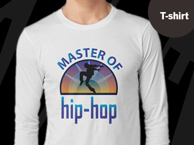 Master of hip-hop(T-shirt) brand graphic design illustration photoshop print on demand printing redbubble t shirt t shirt design vector