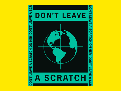 NO SCRATCH branding design illustration logo poster design typography