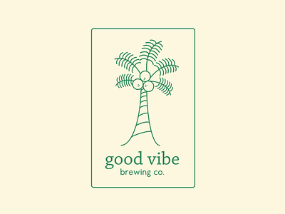 Good Vibe Brewing Co. beer branding branding design experimental icon illustration layout logo package design print design typography