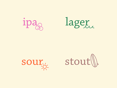 GOODVIBE BEER beer beer label branding design labeldesign lettering logo packaging typography west coast