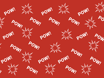 POW! banner branding design experimental illustration layout lettering poster design print typography vector