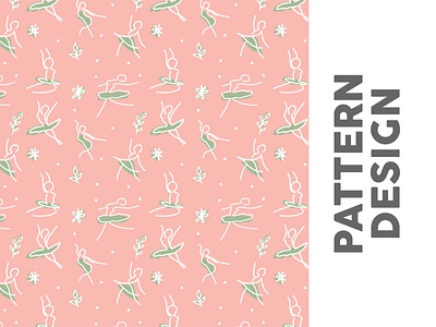 Pattern Design adobe illustrator branding cartoon dancers drawing eclectic floral hand drawn illustration illustrator instagram post pattern pattern art pattern design people procreate vector