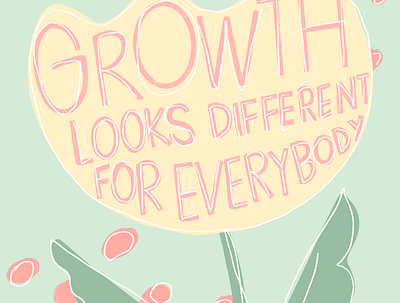 Growth branding design illustration illustrator lettering logo procreate quotes type typography vector