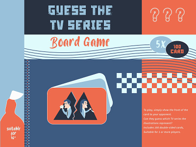 Board Game board game card fun game graphic design illustration movie movies print the handmades tale tv series twin peaks typography vector weekend