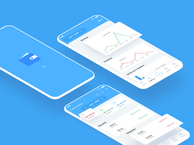 My Budget - App Redesign app design app redesign blue brasil brazil redesign ui design