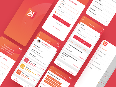 Job Searching App app app design app ui brasil brazil design ui ui design