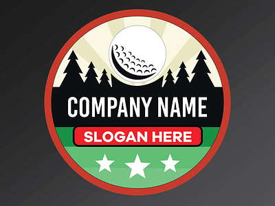 Golf logo concept country design golf golf club logo