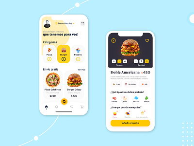 Daily UI #12 - Food Menu