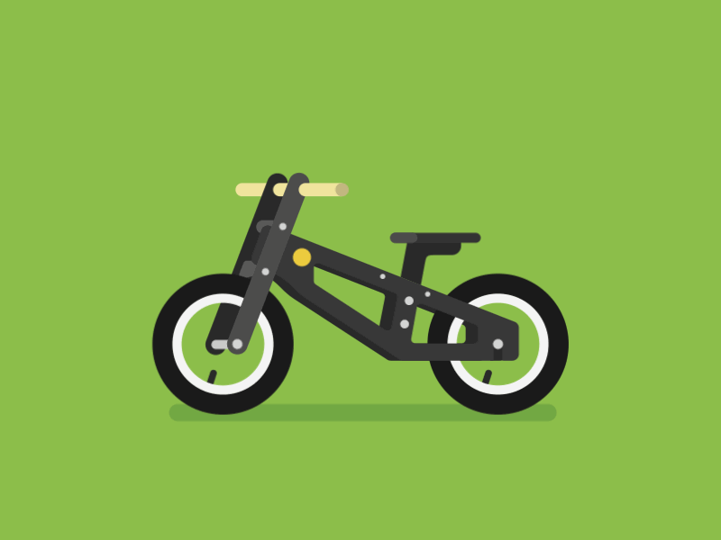 Bike for Sale 2d after effects animation explainer flat gif loop minimalism